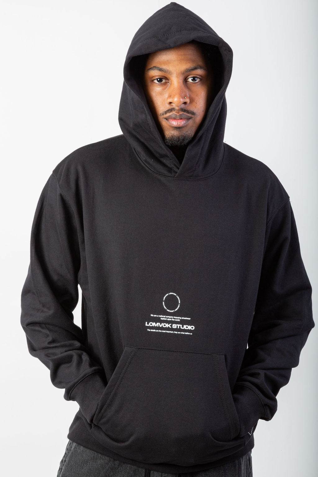 HOODIE CIRCLE BLACK
