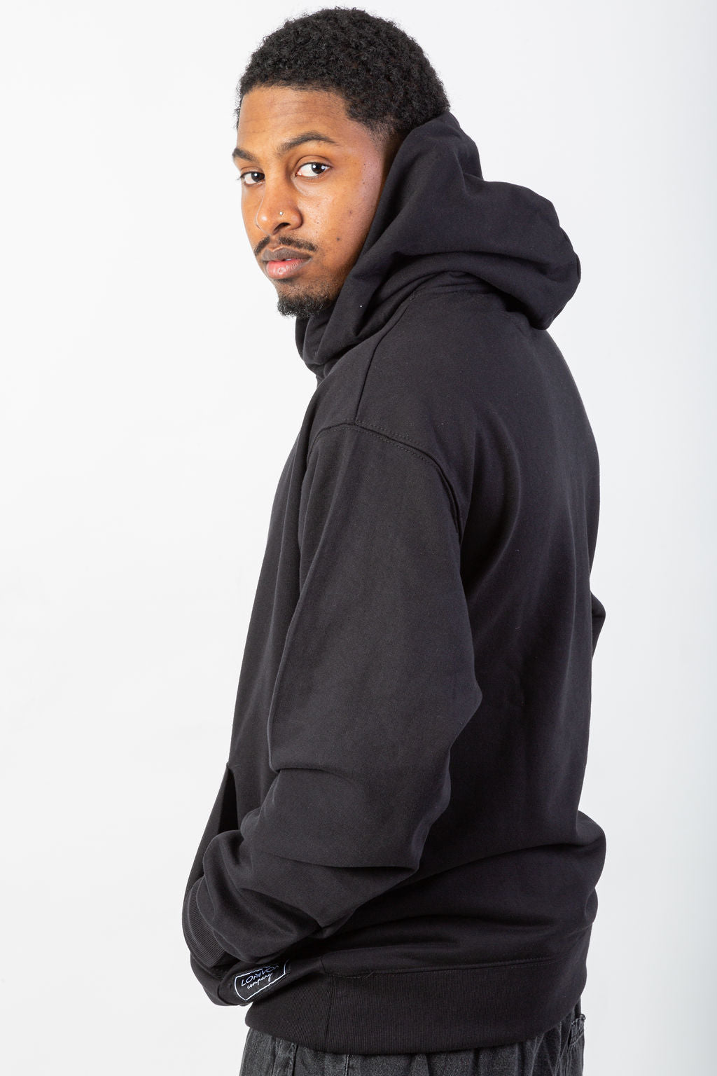 HOODIE CIRCLE BLACK