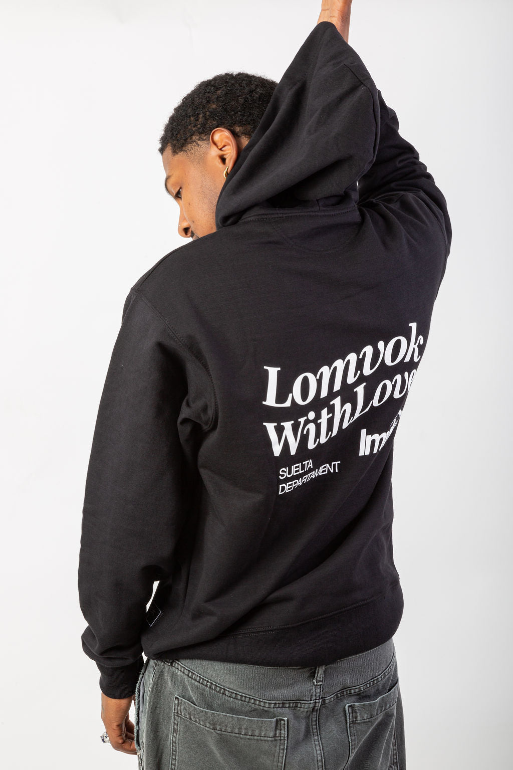 HOODIE LOVE BLACK