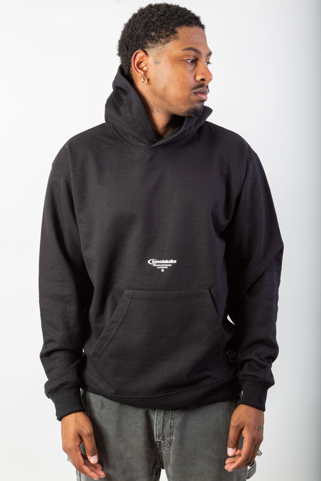 HOODIE CREATIVE BLACK