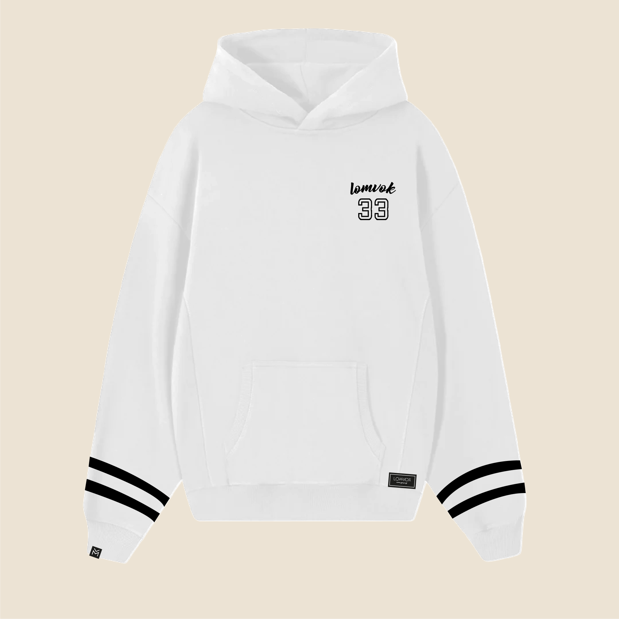 HOODIE 33 WHITE